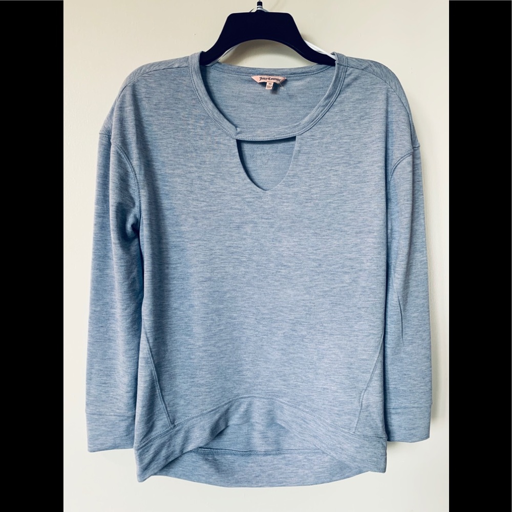 NWOT JUICY COUTURE Cutout Raglan Sweatshirt  (XS)